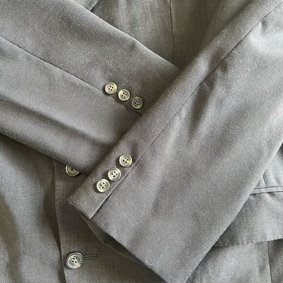 Vintage Dior Monsouir dark navy blue Blazer Suit Jacket size 53 wool - Picture 4 of 10